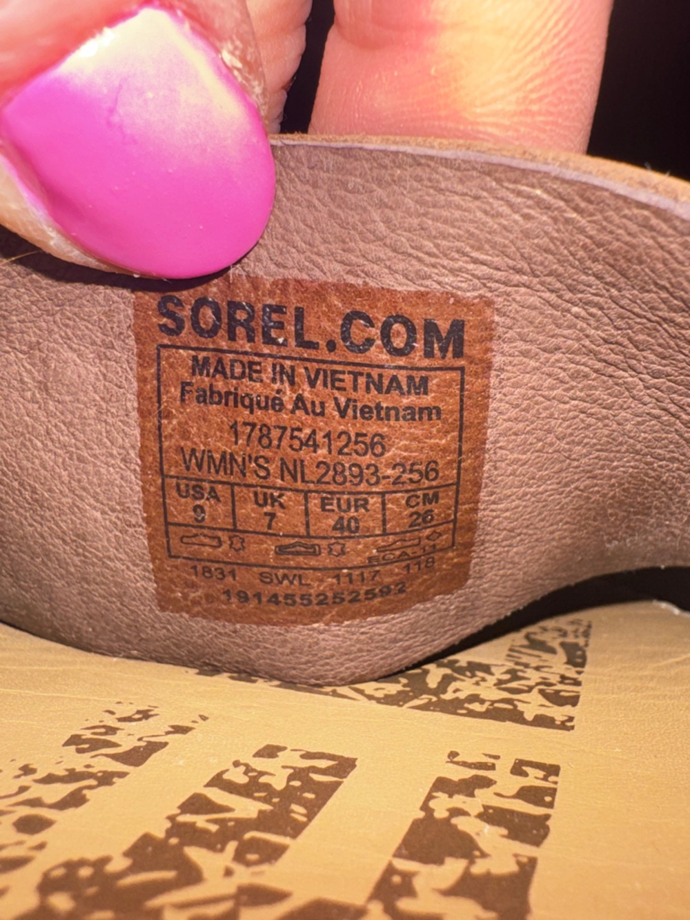 Sorel Ella Women's Leather Pull On Sandal - Picture 5 of 5